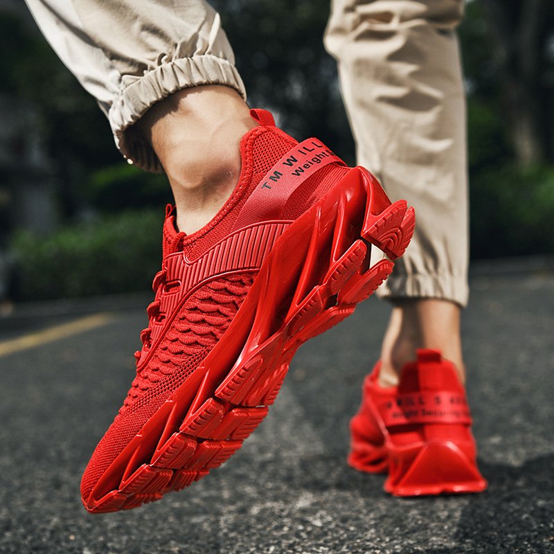 Men's shoes, flying knit sports casual shoes, mesh shoes, sports running shoes, flying knit blade sports men's shoes
