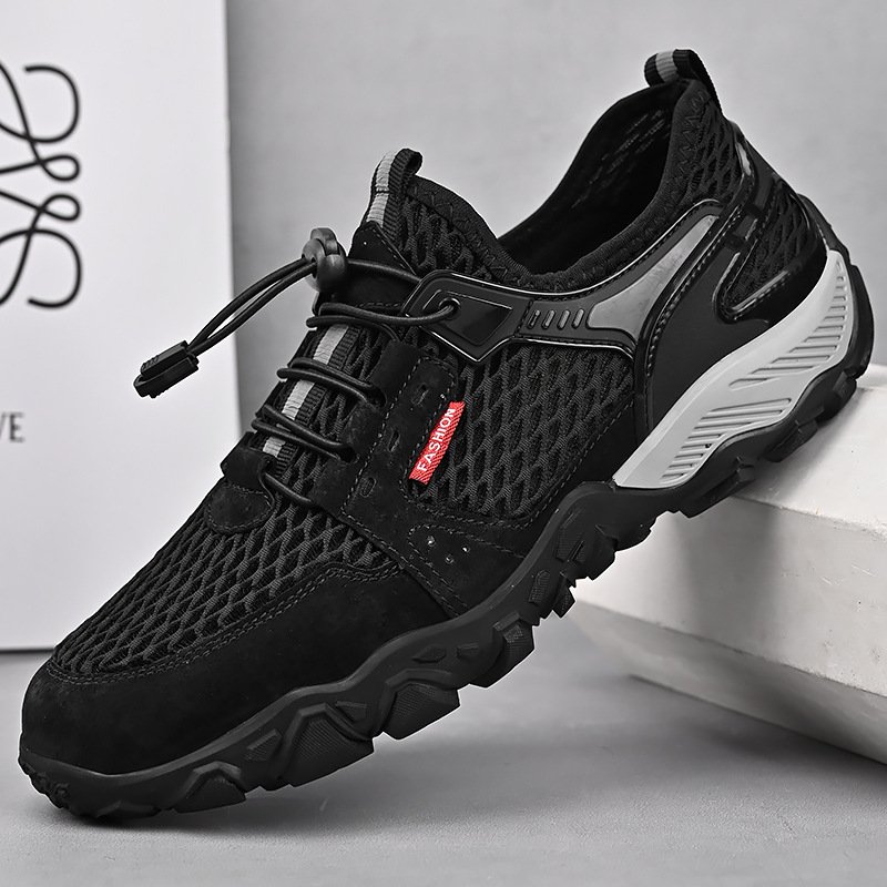 Men's Mesh Shoes Sports and Casual Shoes Mesh Breathable Mountaineering Outdoor Lightweight Mesh Shoes Men's Breathable Casual Shoes