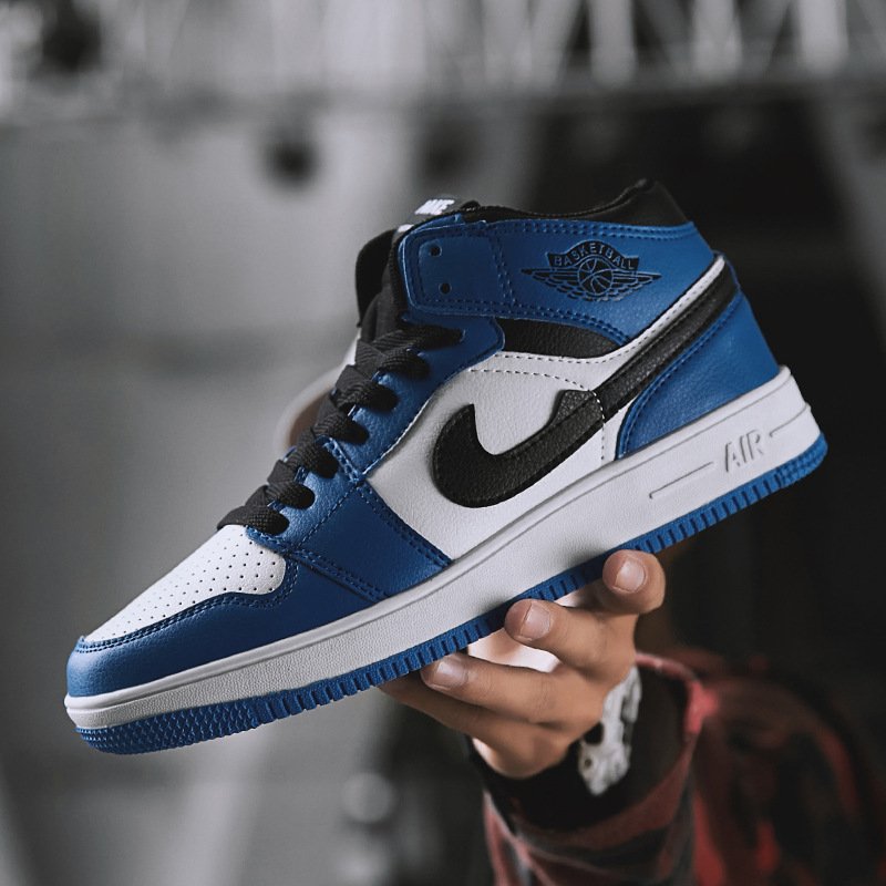 Student couple sports shoes men and women Putian shoes breathable sports shoes high top air force trend men and women running shoes