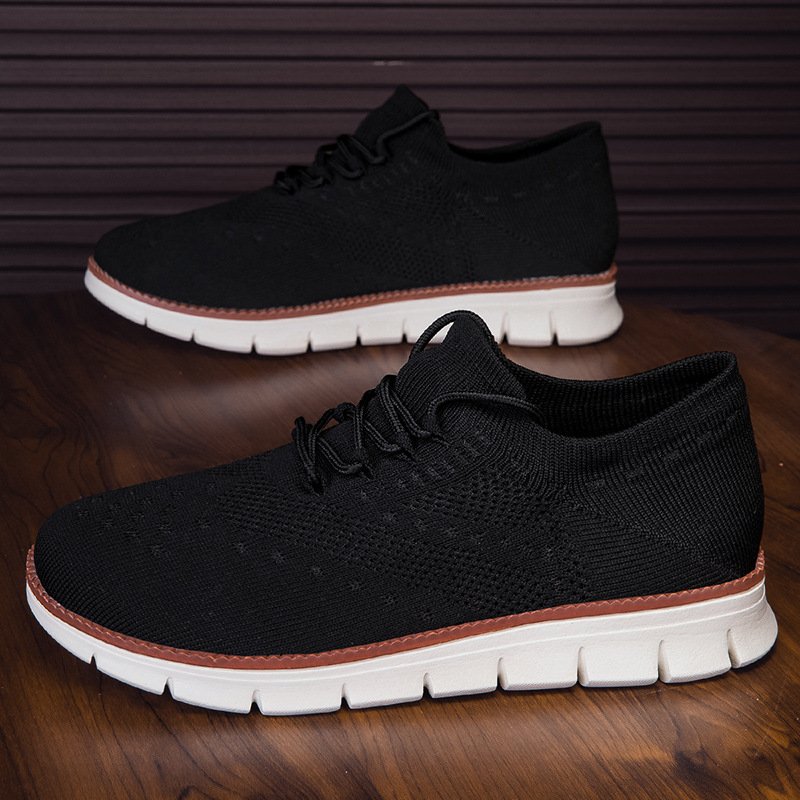 Men's sports shoes quality casual shoes flying knit shoes outdoor hiking men's casual sports shoes