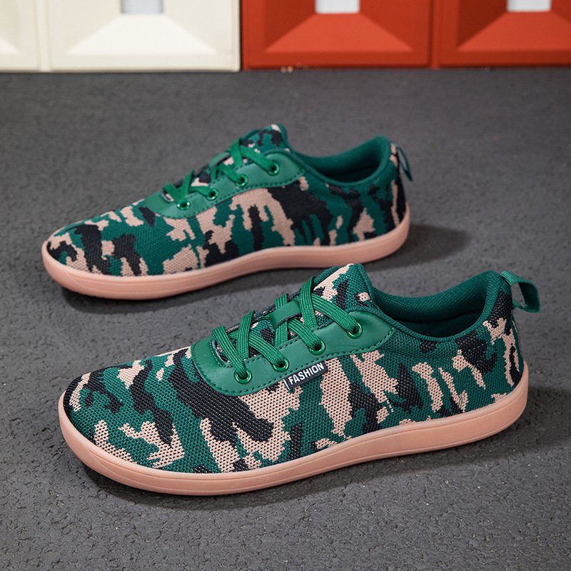 Wide toe shoes, barefoot men's hiking wide palm training shoes, camouflage sneakers, men and women's barefoot wide foot shoes