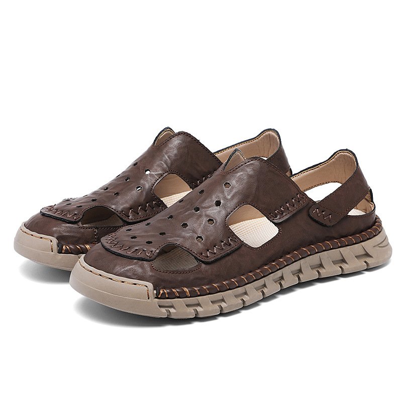 Men's sandals sandals genuine leather sandals beach men's outdoor beach sandals
