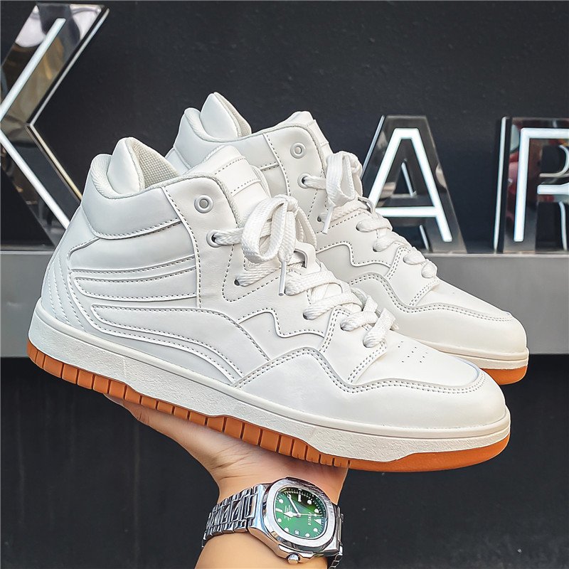 Men's shoes, high top breathable skateboard shoes, men's sports shoes, men's sports shoes,