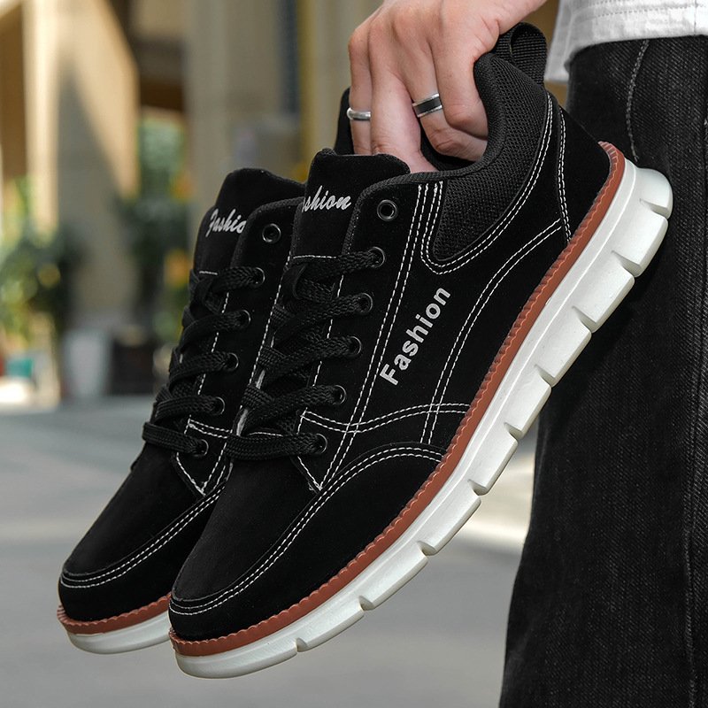 Men's shoes casual shoes velvet leather breathable shoes trendy shoes casual shoes men's shoes