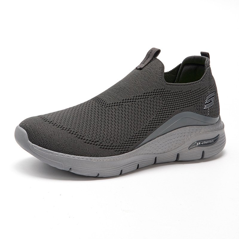 Men's sneakers, letters, fashionable and versatile casual sports jogging, men's elderly shoes, outdoor casual shoes