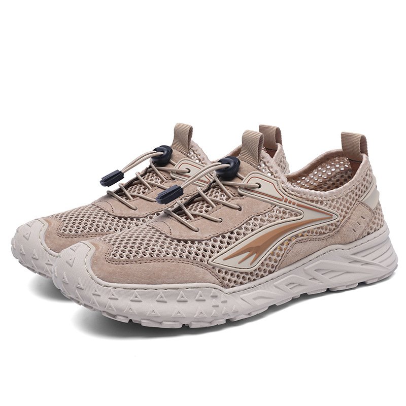 Men's shoes Sports and casual shoes Mesh breathable mountaineering outdoor anti-slip men's casual shoes men's shoes