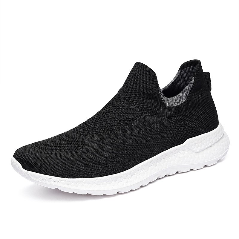 Rice men's shoes lightweight sports casual shoes breathable couples men's shoes comfortable and fashionable trendy mesh running shoes