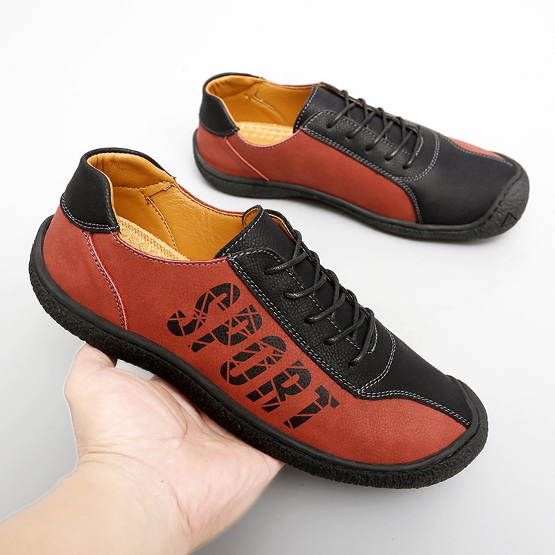Men's shoes Casual leather shoes Casual leather shoes Handmade shoes Men's leather shoes