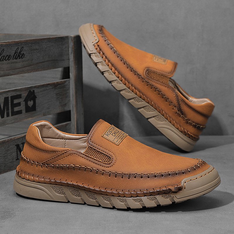 Men's leather shoes genuine leather shoes fashionable men's shoes casual handmade casual shoes men's leather shoes