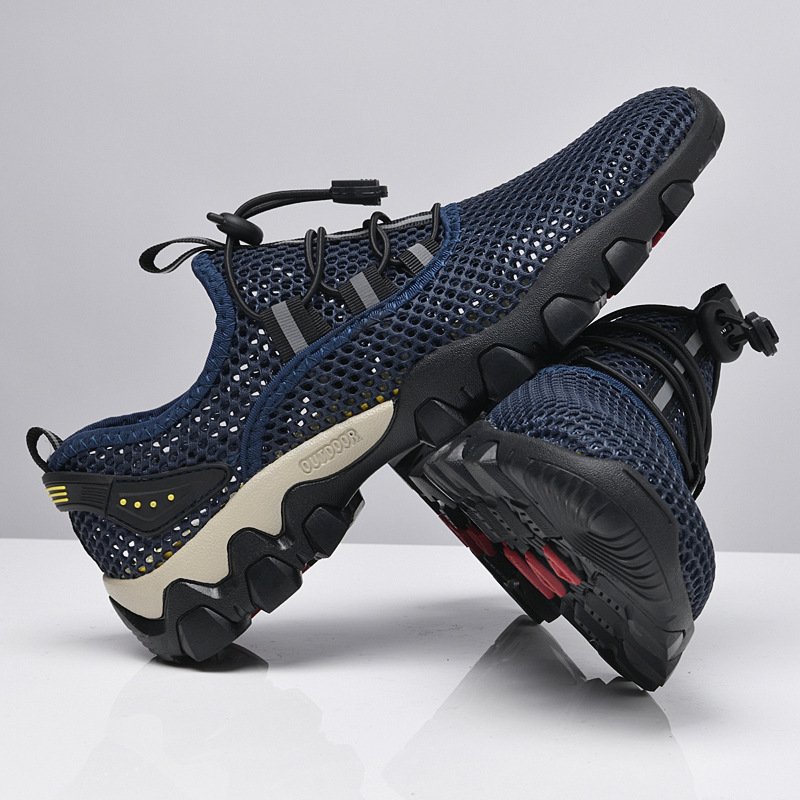 Men's Mesh Shoes Sports and Casual Shoes Mesh Breathable Mountaineering Outdoor Lightweight Mesh Shoes Men's Casual Shoes Men's Shoes