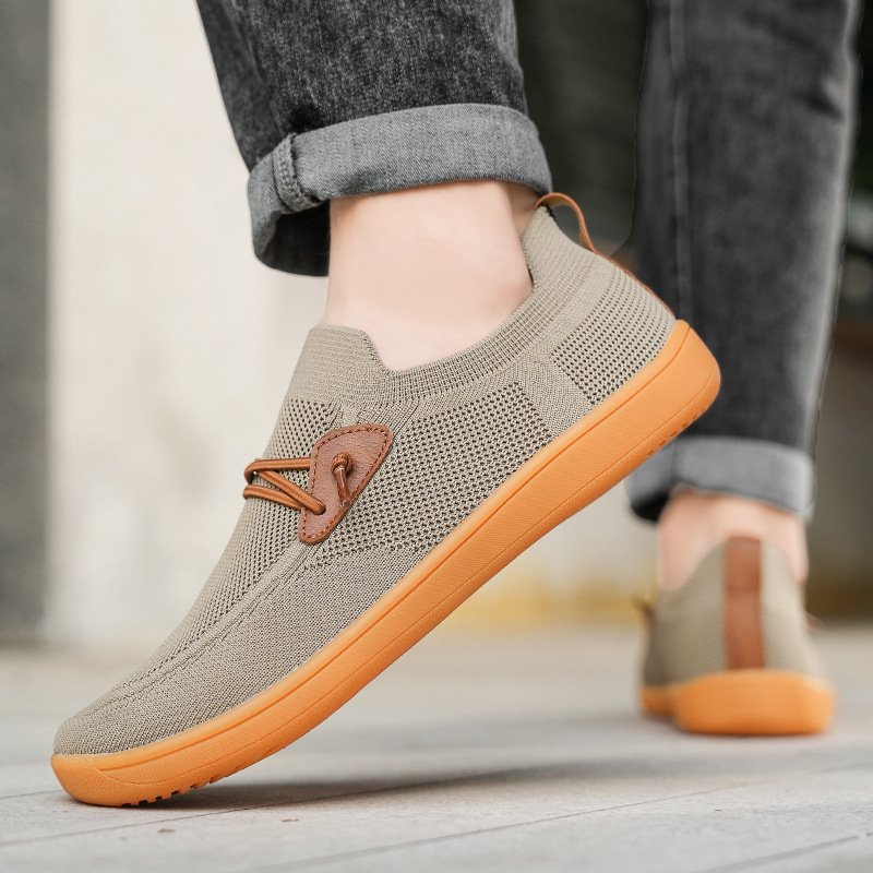 Wide-toe super hiking shoes wide palm casual shoes breathable sports mesh barefoot wide foot shoes