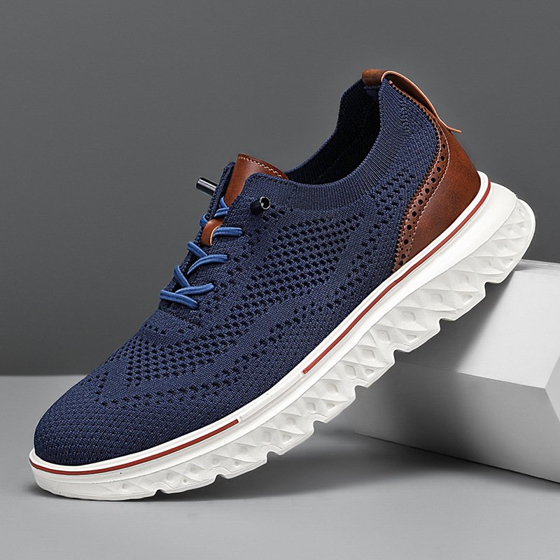 Men's sports and casual shoes Men's casual shoes Flying weaving men's shoes Light sports shoes Men's sports shoes