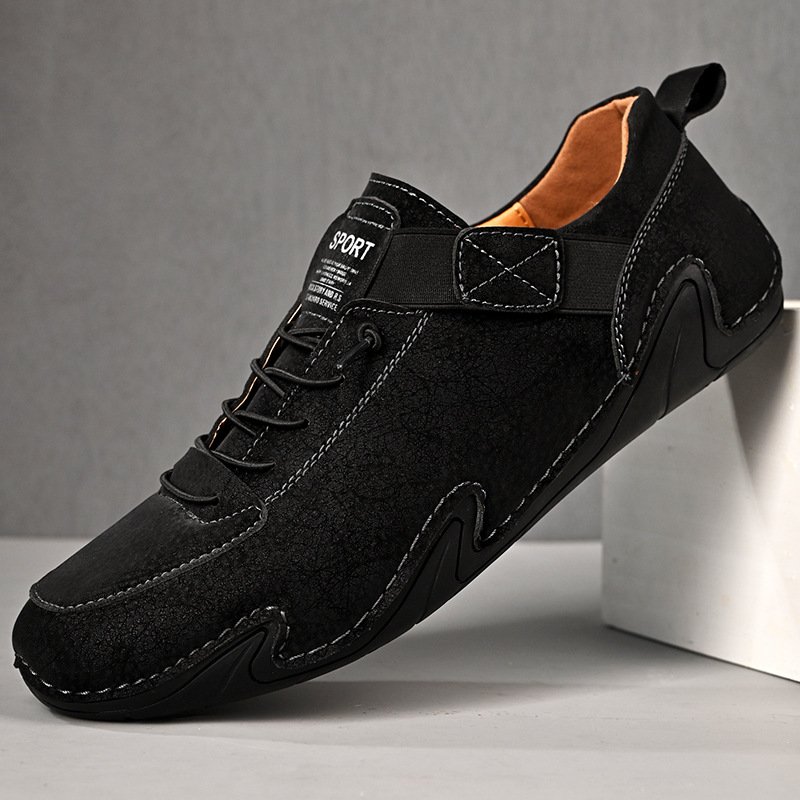 Men's shoes Suede leather breathable soft retro men's shoes men's shoes