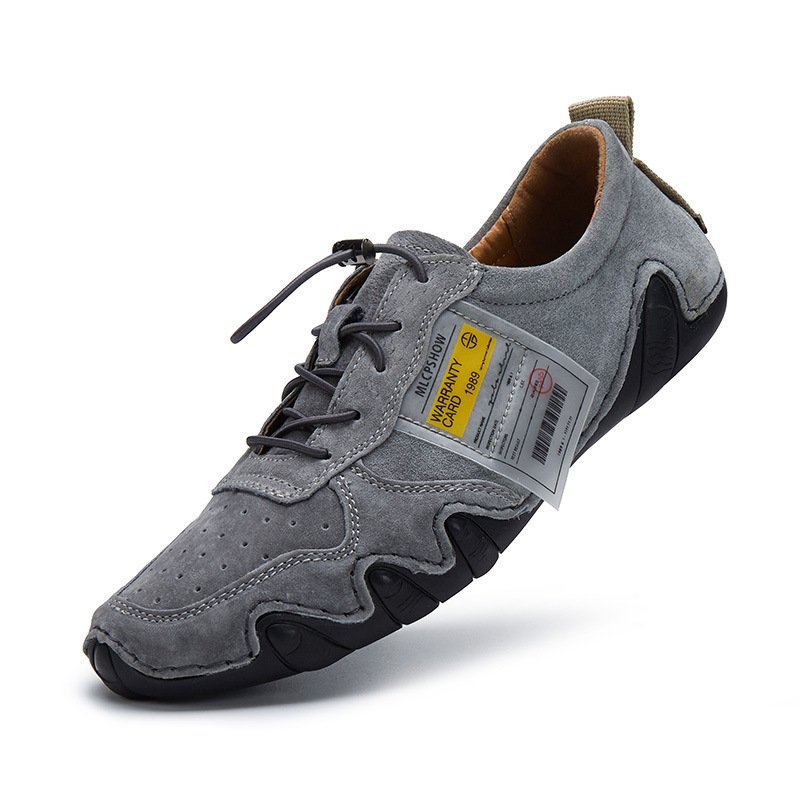 Genuine leather men's shoes casual men's genuine leather breathable versatile men's shoes lightweight and fashionable breathable men's shoes