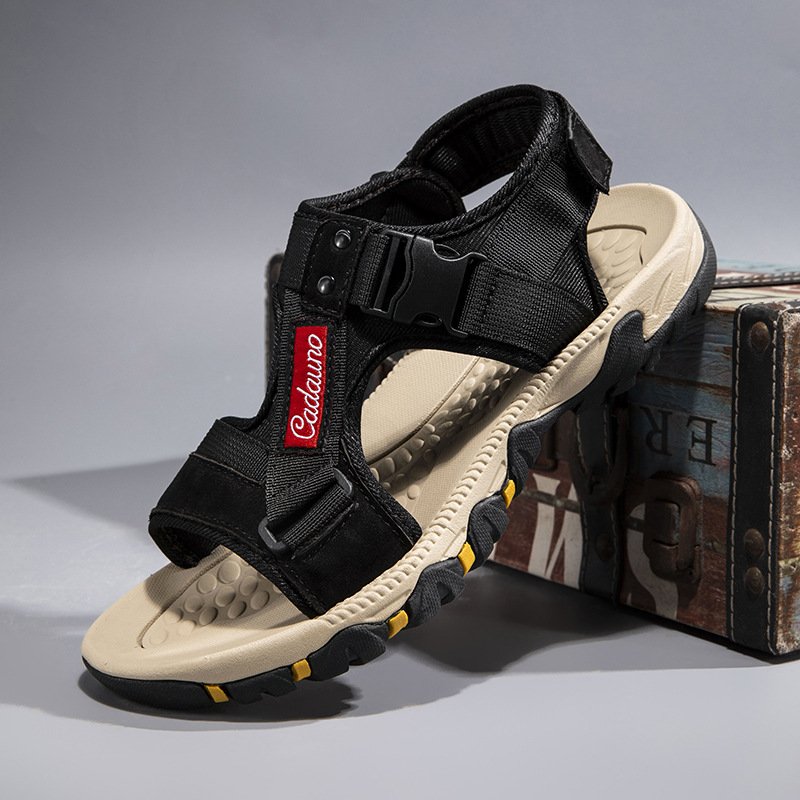 Men's Sandals Men's Sandals Genuine Leather Sandals Versatile Beach Men's Outdoor Sandals