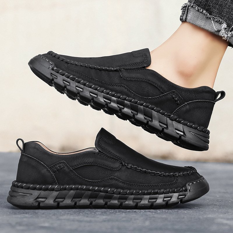 Genuine leather casual men's leather shoes men's shoes fashion men's shoes casual handmade casual shoes men's leather shoes