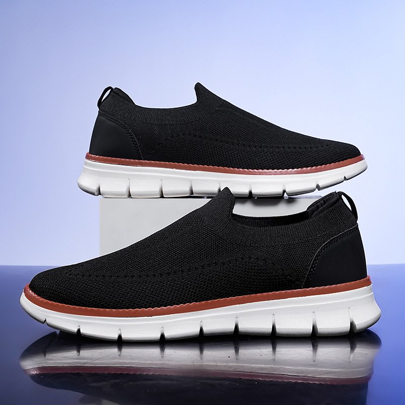Men's sports casual shoes Men's casual shoes Flying weaving men's shoes Light shoes Men's sports shoes