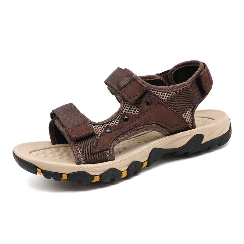 Men's Sandals Men's Sandals Genuine Leather Sandals Versatile Beach Men's Outdoor Sandals