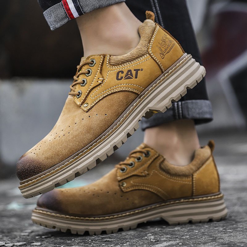 Men's shoes casual leather shoes breathable shoes trendy shoes casual leather shoes handmade men's leather shoes