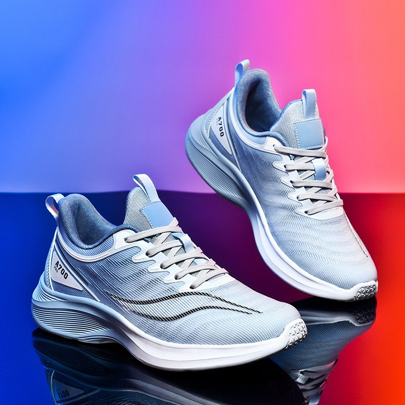 Men's and women's shoes lightweight couples' network breathable soft running shoes flying knit sports shoes sports running shoes