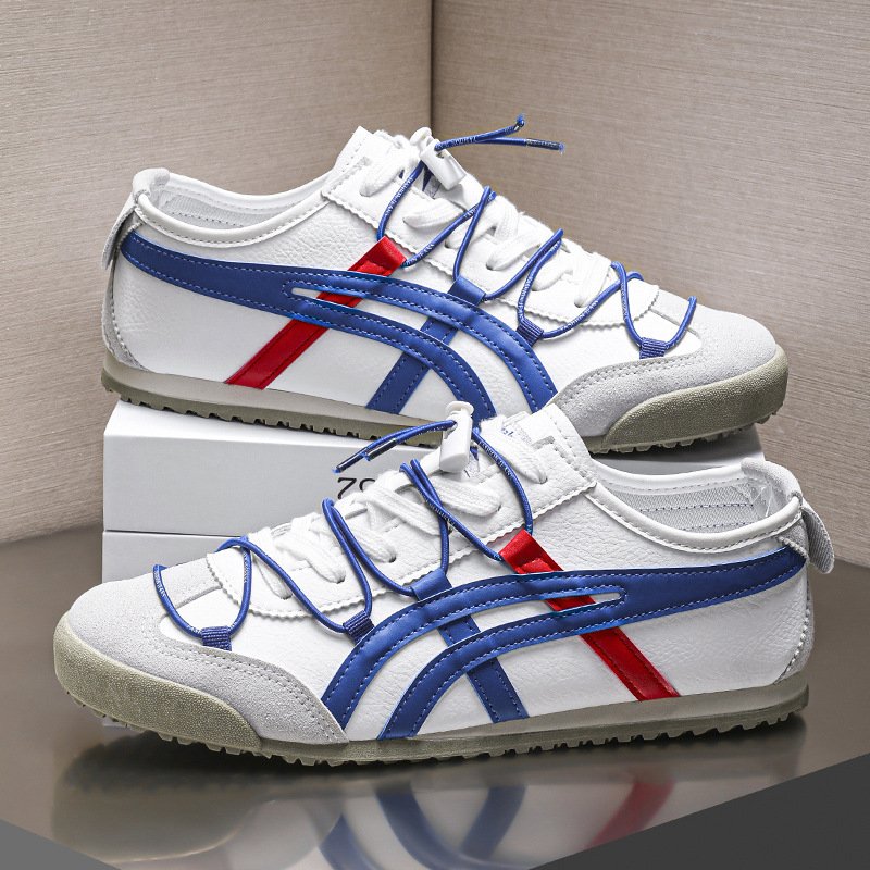 Fashion couple shoes men and women shoes Putian leather low top men and women casual white shoes breathable and comfortable men and women shoes