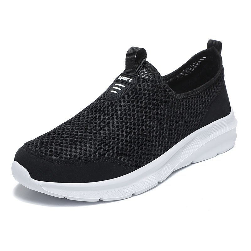 Men's sports and casual mesh cloth men's shoes breathable hiking running shoes casual shoes flying knit men's shoes