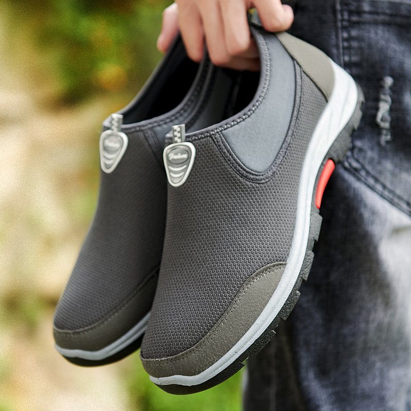 Men's shoes casual shoes breathable shoes Bangmeng casual shoes non-slip shoes Old men's shoes Men's casual shoes