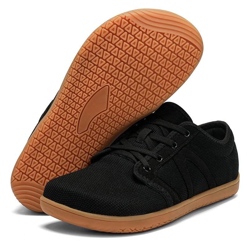 Men's shoes, wide-leg shoes, casual breathable sports men's shoes, wide-leaf casual mesh, barefoot wide-leg shoes