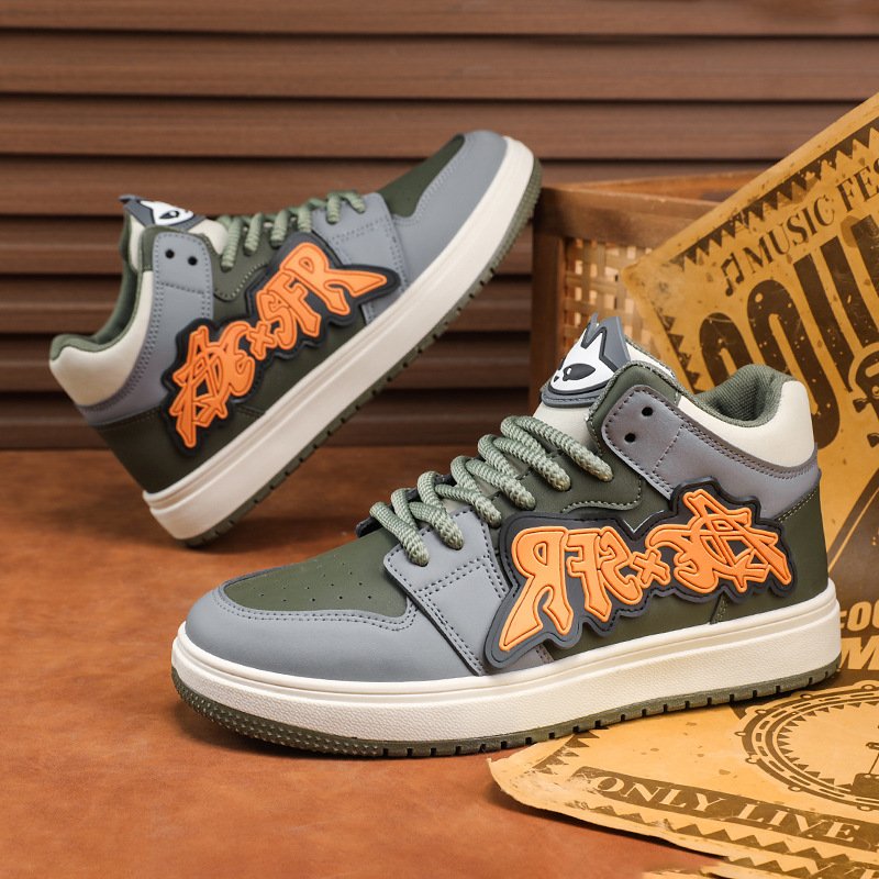 Men's sneakers breathable casual sports shoes shoes trendy light running fashion men's shoes retro shoes