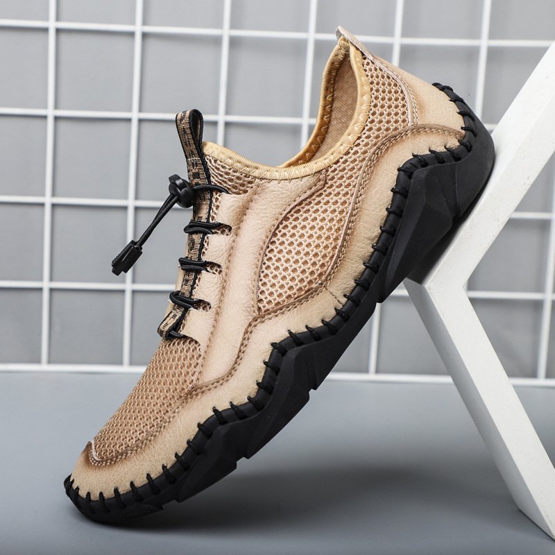 Men's shoes casual leather shoes breathable shoes trendy shoes casual men's shoes quality handmade casual shoes